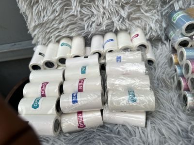 Rouleau autocollant transparent couleur 