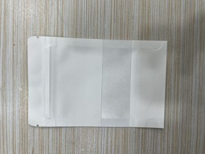 Kraft blanc avec fenêtre 9x14